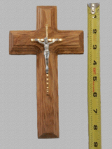 mary mission oak cross